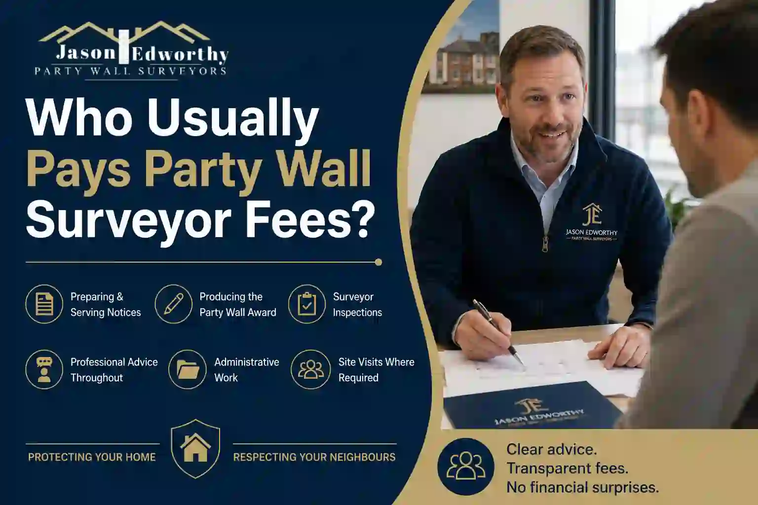 Who Usually Pays Party Wall Surveyor Fees Wootton Bassett?