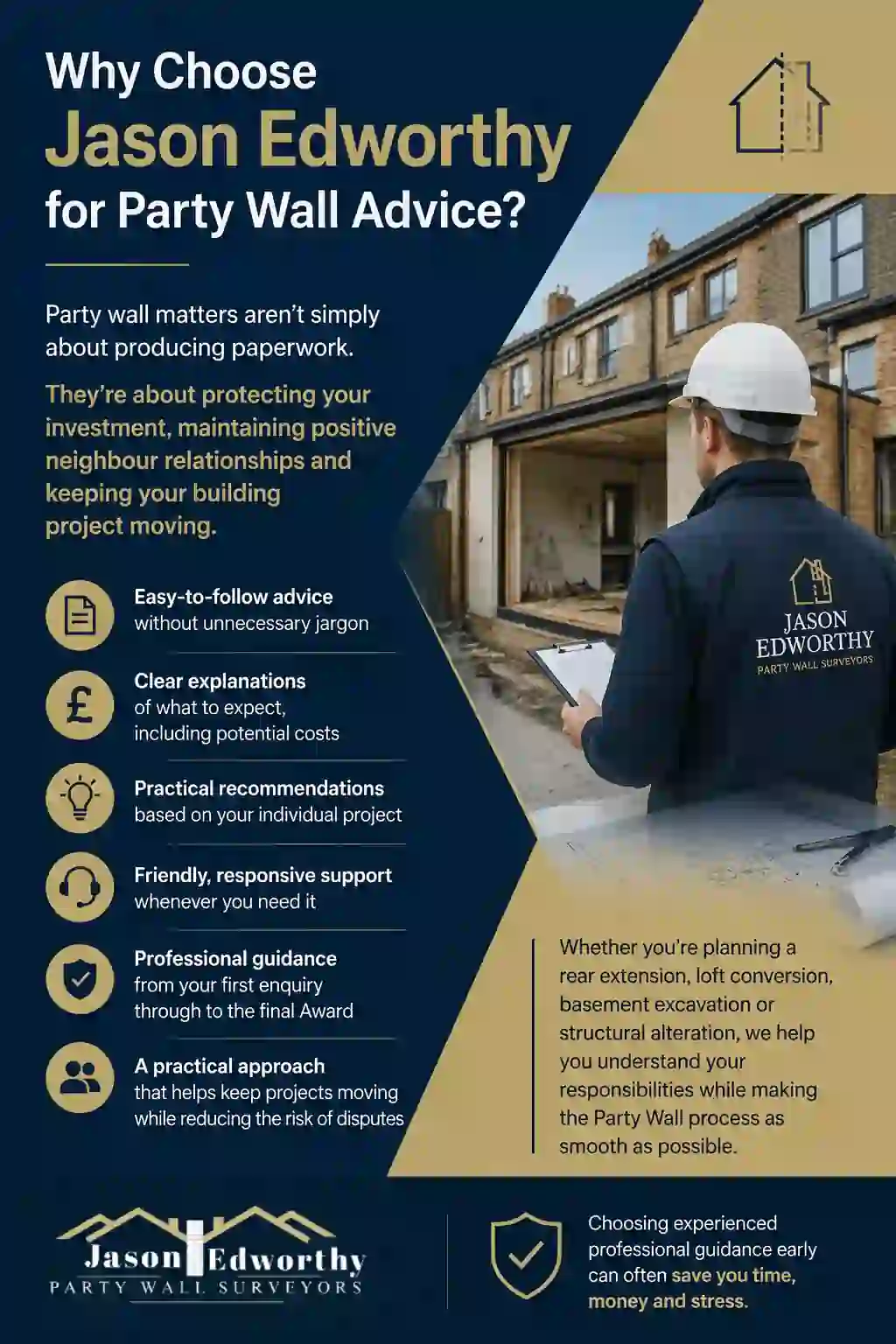 Why Choose Jason Edworthy for Party Wall Advice Wootton Bassett?